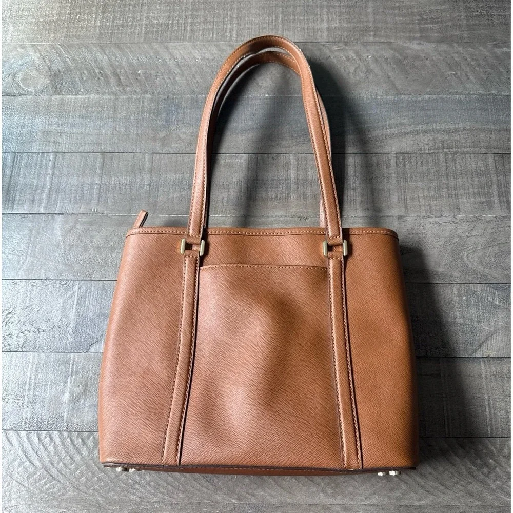 Michael Kors Brown Leather Classy Shoulder Bag/Tote - Picture 6 of 8